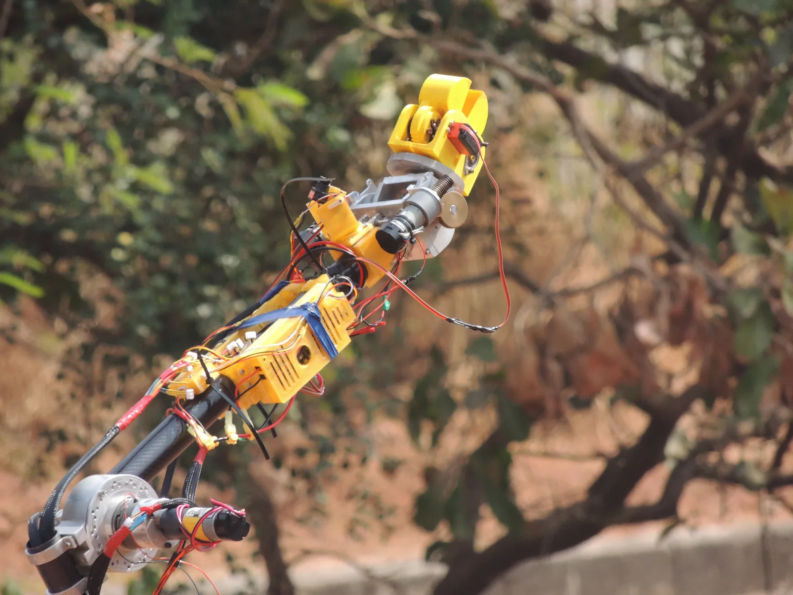 Rover arm close-up